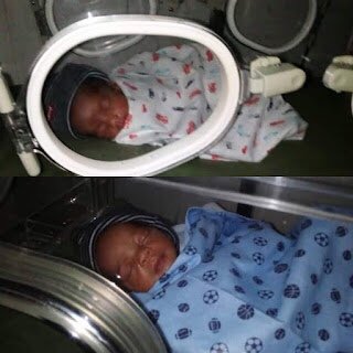 Nigerian lady welcome twins