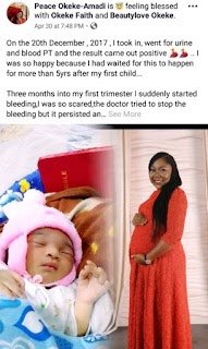 Nigerian Woman finally gave birth