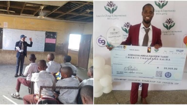 Nigerian best performing teacher