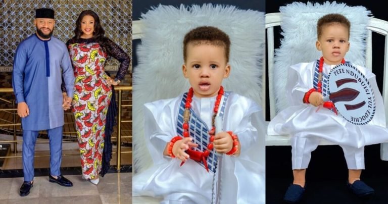 Yul Edochie finally reveals his second son with Judy Austin as he turns one